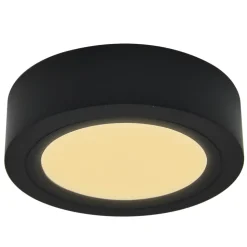 Spot à pile Mohun LED intégrée variation de blancs IP20 dimmable 50lm 1W Ø8xH.2,5cm noir GoodHome