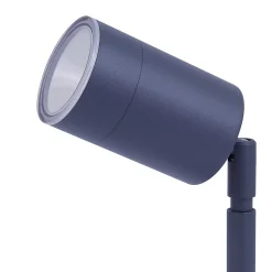 Spot à piquer Candiac LED intégrée 380lm IP44 GoodHome gris anthracite