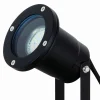 Spot à piquer LED GU10 Shelby 345lm IP54 noir GoodHome