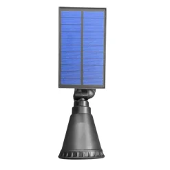 Spot à piquer LED Solaire pour Jardin 2W 5.5V DC (4 LED) - Blanc Froid 6000K - 8000K - SILAMP