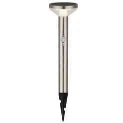 Spot à piquer LED Solaire 50cm 2W IP44 avec détecteur de mouvement - Blanc Chaud 2300K - 3500K - SILAMP
