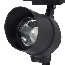 Spot à piquer solaire Bridger LED intégrée 40lm 0.5W IP44 GoodHome noir