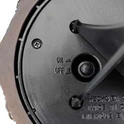 Spot à piquer solaire LED extérieur aspect tronc d’arbre 0,04 W 4 lm rechargeable IP65