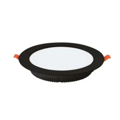Spot ALEXA SMD LED rond noir 8W 7000K