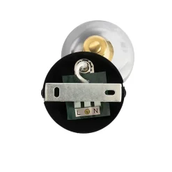 Spot Art déco doré avec verre fumé - Vidro