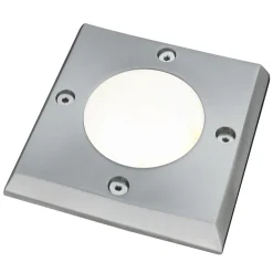 Spot au sol encastrable carré gris GU10 integré 230lm IP67 3,5W Paulmann