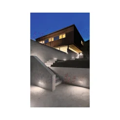 Spot Carré 6,5W étanche IP54 AC220-240V 160mm Anthracite - Blanc Naturel 4000K