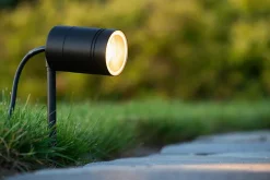 Spot de jardin ARNE-LED en acier avec 1xGU10 - Noir - Lucide