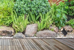 Spot de jardin MANAL en aluminium avec LED intégré - Anthracite - Lucide