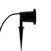 Spot de jardin noir avec cordon et prise 230 cm IP65 - Basic