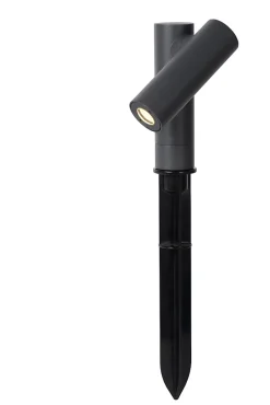 Spot de jardin TATUM en aluminium avec LED intégré - Anthracite - Lucide