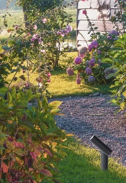 Spot de jardin TATUM en aluminium avec LED intégré - Anthracite - Lucide