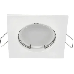 Spot de plafond encastrable Rami White IP20, carré, blanc, EDO777316 EDO