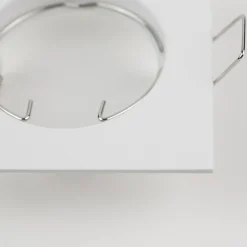 Spot de plafond encastrable Rami White IP20, carré, blanc, EDO777316 EDO