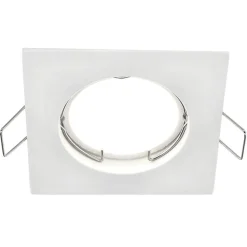 Spot de plafond encastrable Rami White IP20, carré, blanc, EDO777316 EDO