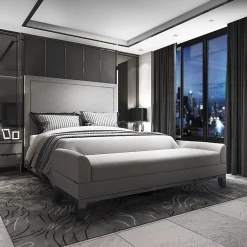 Spot de plafond encastrable Crystal R Silver IP20, carré, verre, argenté, EDO777404 EDO