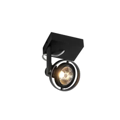 Spot de plafond master - 1 lumière - L 110 mm - Noir - Moderne - Éclairage intérieur - Salon I Chambre I Cuisine I Salle à manger