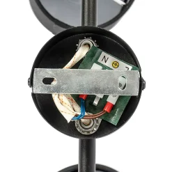 Spot de plafond noir avec abat-jour noir 2 lumières orientables - Hetta