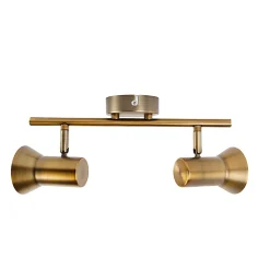 Spot de plafond orientable et inclinable bronze - Karin 2