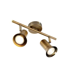 Spot de plafond orientable et inclinable bronze - Karin 2