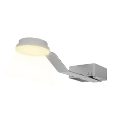 Spot de salle de bain Emera LED intégrée 480lm 7W IP44 variable GoodHome argent