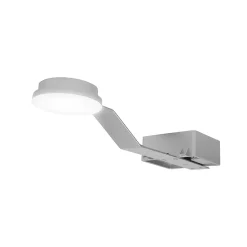 Spot de salle de bain Emera LED intégrée 480lm 7W IP44 variable GoodHome argent
