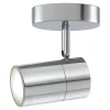 Spot de salle de bain Tellot G10 5W IP44 GoodHome argent