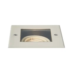 Spot de sol moderne beige GU10 50mm rotatif et inclinable IP65 - Oneon