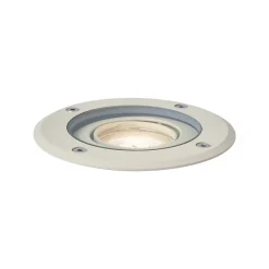 Spot de sol moderne beige GU10 50mm réglable IP65 - Delux