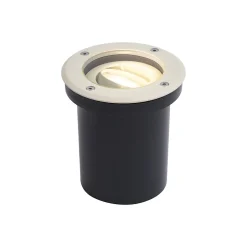 Spot de sol moderne beige GU10 50mm réglable IP65 - Delux