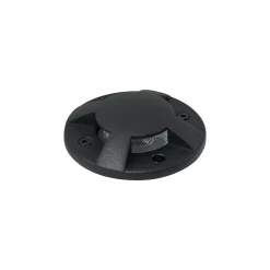 Spot de sol moderne noir GU10 50mm Effet 4 lumières IP65 - Cellar