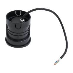 Spot de sol moderne noir GU10 50mm à 2 lumières IP65 - Cellar