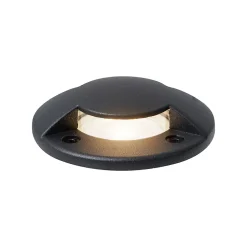 Spot de sol moderne noir GU10 50mm à 2 lumières IP65 - Cellar