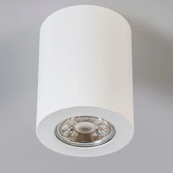 Spot design moderne blanc 7,5 cm - Tuba