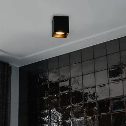 Spot design moderne noir - Qubo