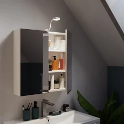 Spot dessus de meuble blanc IP44 3W GoodHome Hornbill