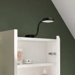 Spot dessus de meuble noir IP44 3W GoodHome Hornbill