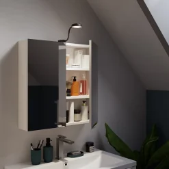 Spot dessus de meuble noir IP44 3W GoodHome Hornbill