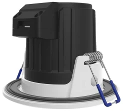 Spot dimmable spécial Salle de Bains Blanc et chrome - Voltman