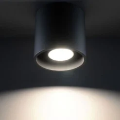Spot en Saillie Noir IP20 pour Ampoule GU10 - SILUMEN - Design Contemporain - LED 12W - Métal