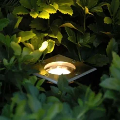 Spot encastré au sol en acier 10,5 cm IP65 - Basic Square