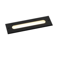 Spot encastré au sol moderne noir 30 cm avec LED IP65 - Eline