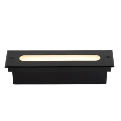 Spot encastré au sol moderne noir 30 cm avec LED IP65 - Eline