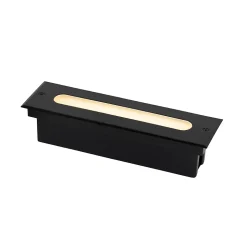 Spot encastré au sol moderne noir 30 cm avec LED IP65 - Eline