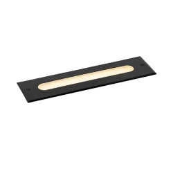 Spot encastré au sol moderne noir 30 cm avec LED IP65 - Eline