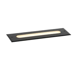 Spot encastré au sol moderne noir 30 cm avec LED IP65 - Eline