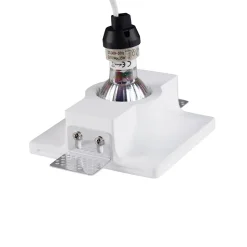 Spot encastré blanc rond 12 cm - Gypsy Stucco