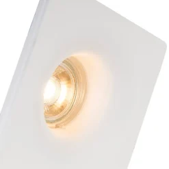 Spot encastré blanc rond 12 cm - Gypsy Stucco