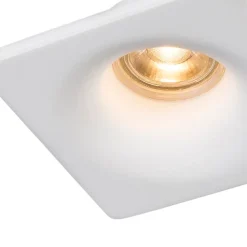 Spot encastré blanc rond 12 cm - Gypsy Stucco