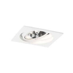 Spot encastré carré blanc orientable - Chuck 111